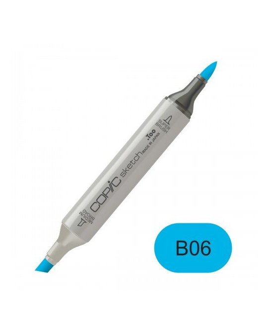 Copic sketch B06 peacock blue