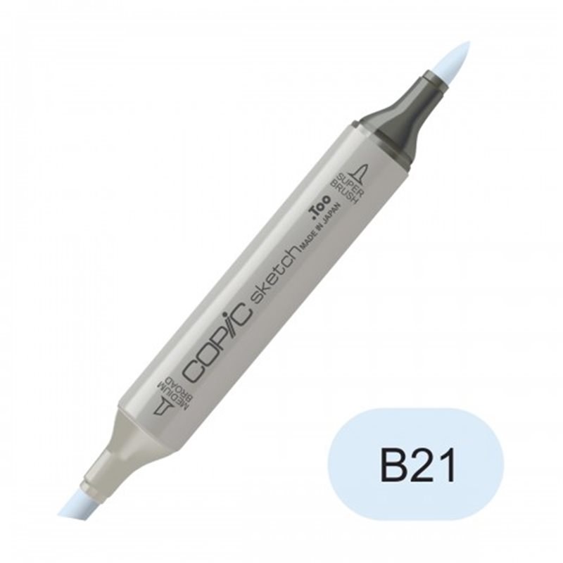 Copic sketch B21 baby blue