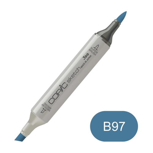 Copic sketch B97 night blue
