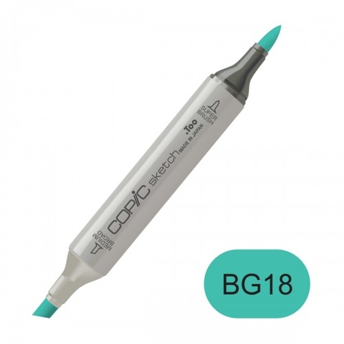 Copic sketch BG18 teal blue