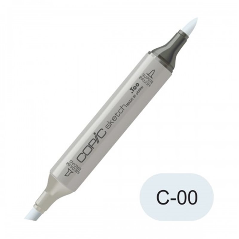 Copic sketch C00 cool gray no. 00