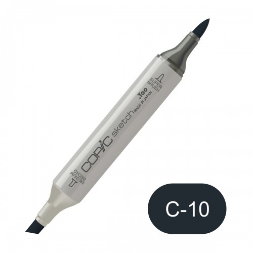 Copic sketch C10 cool gray no. 10
