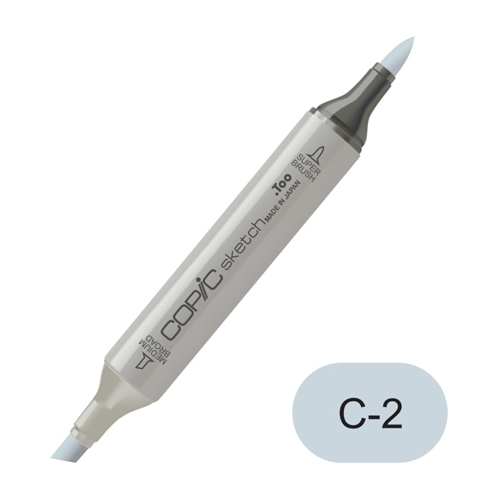 Copic sketch C2 cool gray no. 2