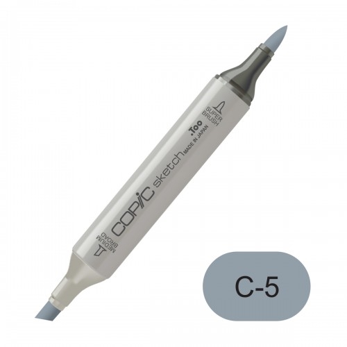 Copic sketch C5 cool gray no. 5