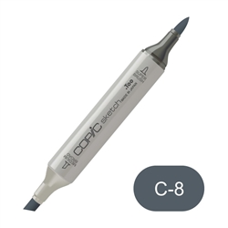 Copic sketch C8 cool gray no. 8