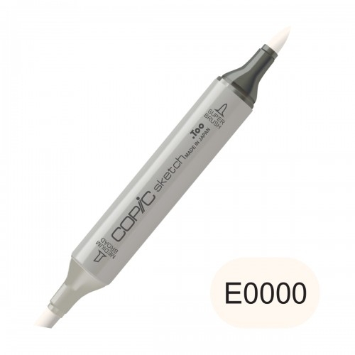 Copic sketch E0000 floral white