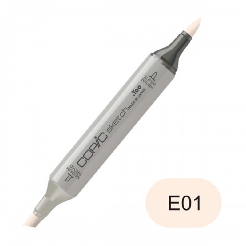 Copic sketch E01 pink flamingo