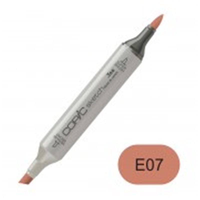 Copic sketch E07 light mahogany