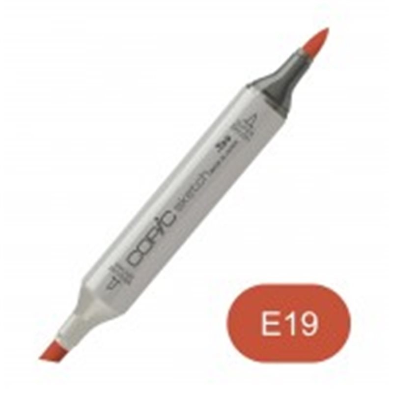 Copic sketch E19 redwood