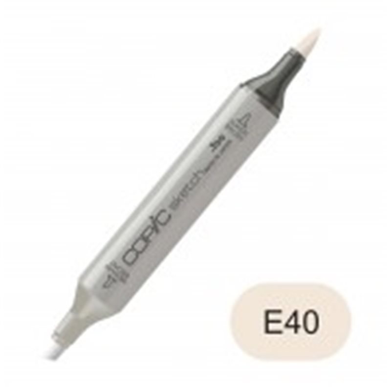 Copic sketch E40 brick white