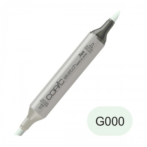 Copic sketch G000 pale green
