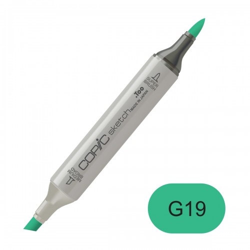 Copic sketch G19 bright parrot green