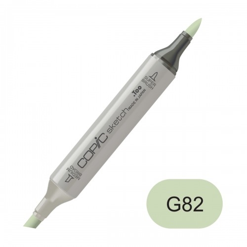 Copic sketch G82 spring dim green