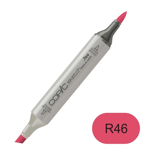 Copic sketch R46 strong red