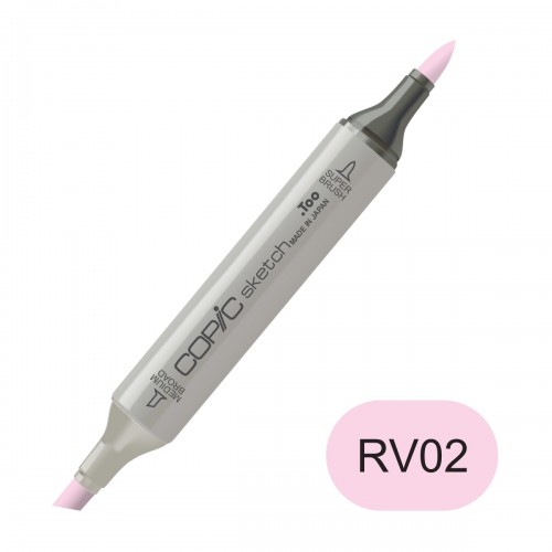 Copic sketch RV02 sugared almond pink