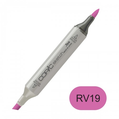 Copic sketch RV19 red violet