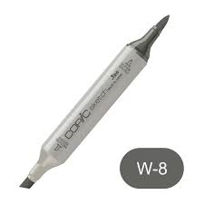 Copic sketch W8 warm gray no. 8