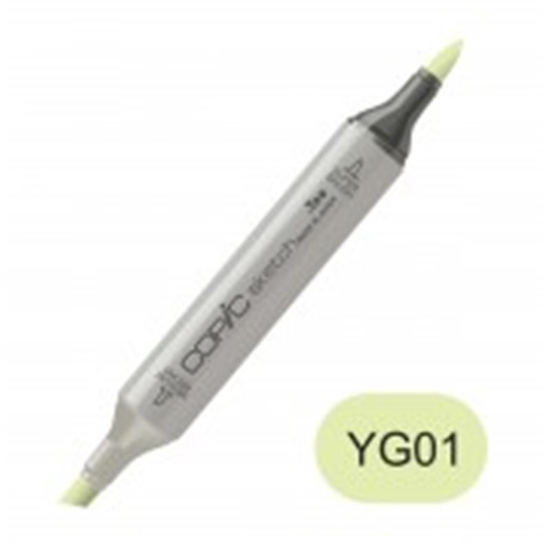 Copic sketch YG01 green bice