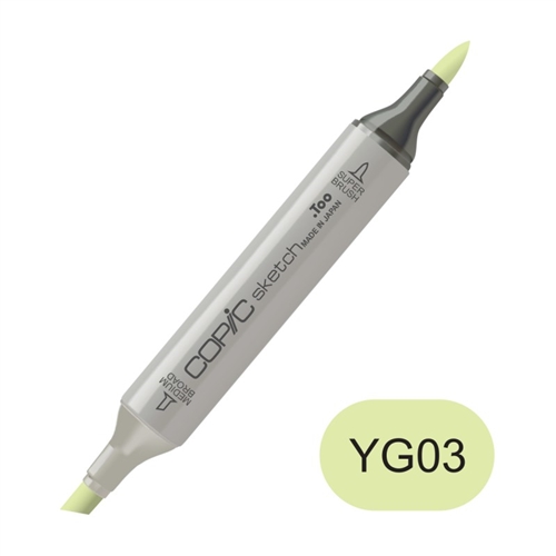 Copic sketch YG03 yellow green