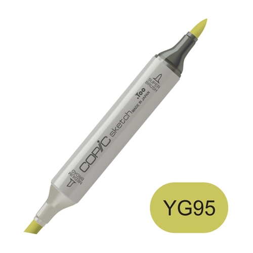 Copic sketch YG95 pale olive