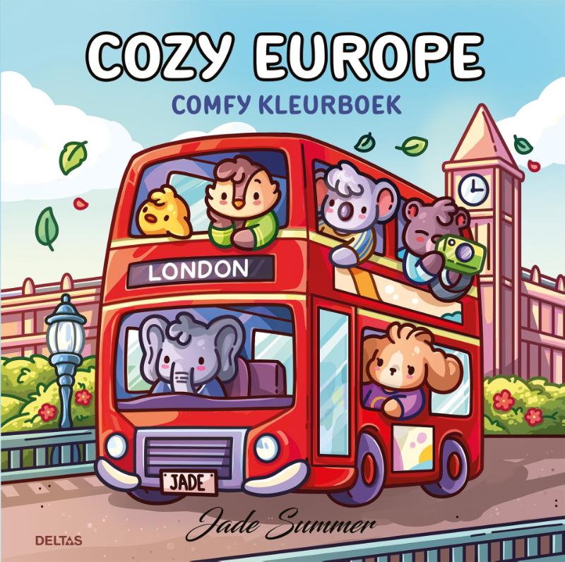 Cozy Europe - Comfy kleurboek - Jade Summer