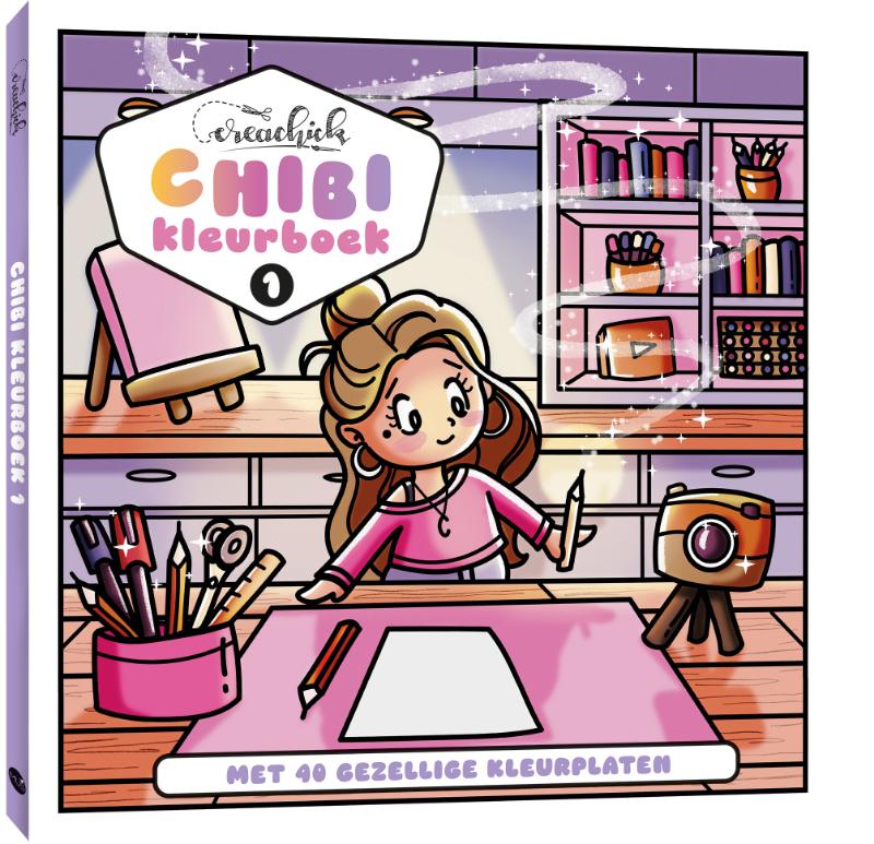 Creachick chibi kleurboek 1