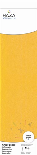 Crepepapier ocher yellow