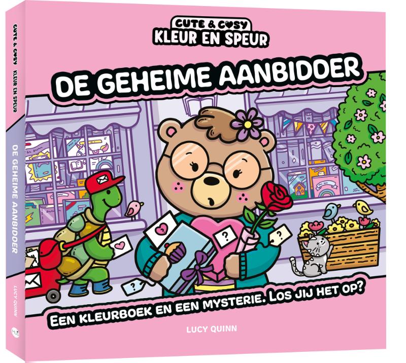 Cute & cosy - kleur en speur: De geheime aanbidder