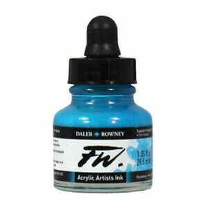 DalerRowney FW acrylic ink 145 turquoise, 29,5ml
