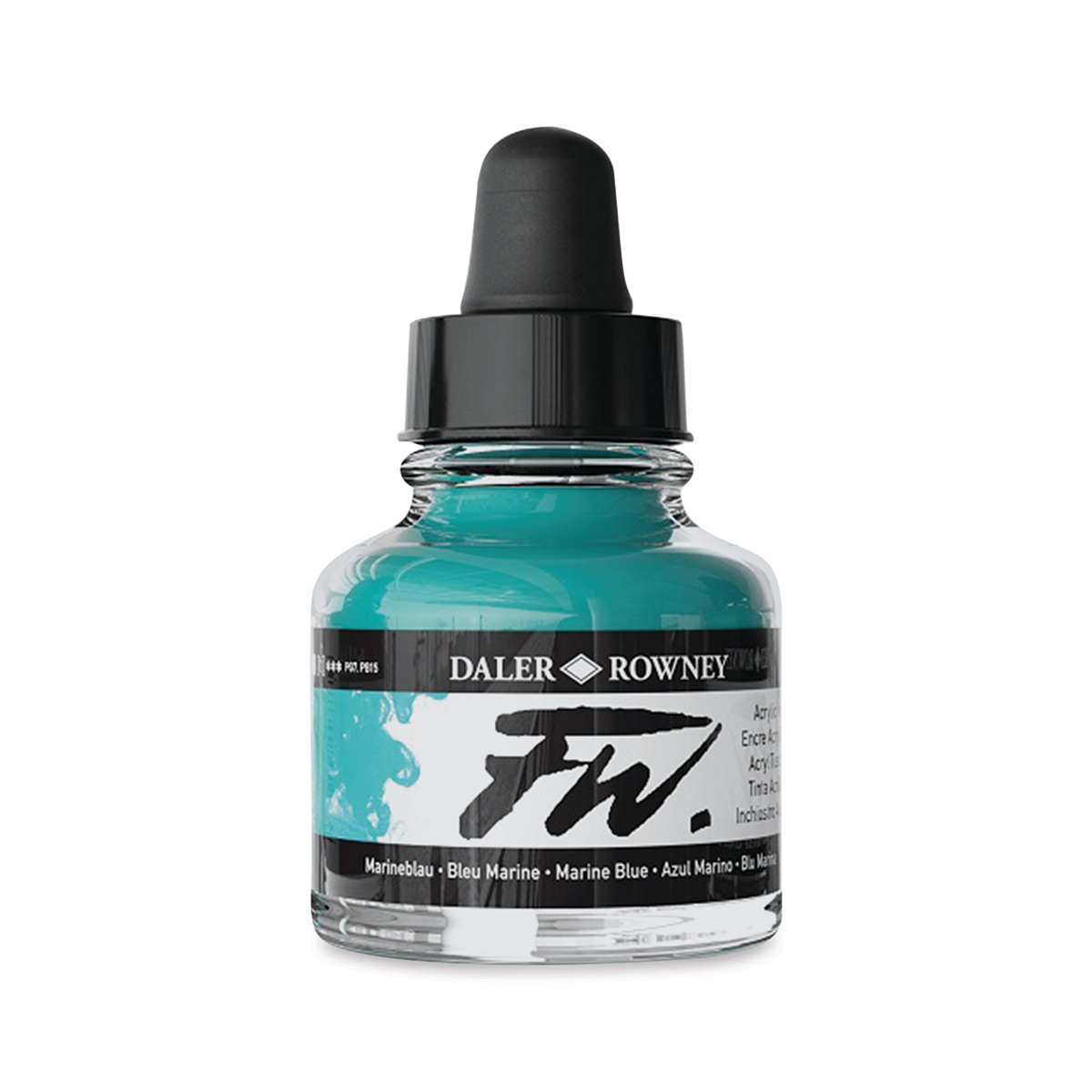 DalerRowney FW acrylic ink 151 blue marine, 29,5ml