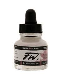 DalerRowney FW acrylic ink 713 shimmering red, 29,5ml