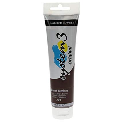 DalerRowney system3 150ml 223 burnt umber