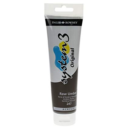 DalerRowney system3 150ml 247 raw umber