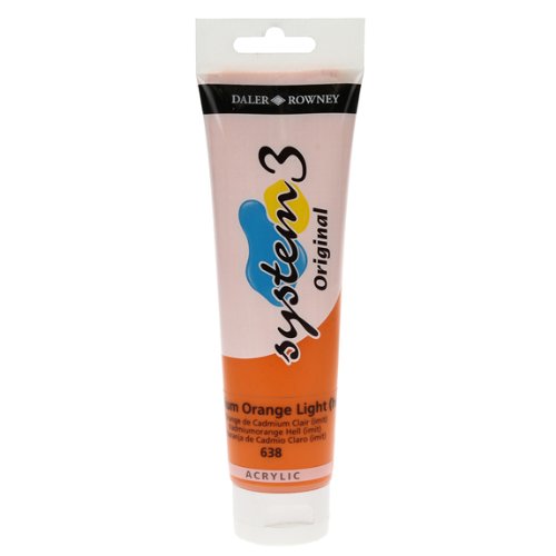 DalerRowney system3 150ml 638 cadmium orange light (hue)