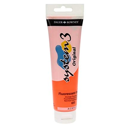 DalerRowney system3 150ml 653 fluorescent orange