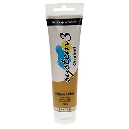 DalerRowney system3 150ml 663 yellow ochre