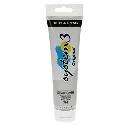 DalerRowney system3 150ml 702 silver