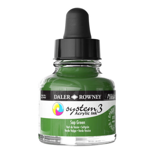 DalerRowney System3 acrylic ink 375 Sap green, 29,5ml