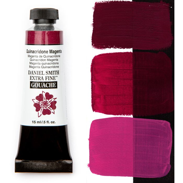 Daniel Smith extra fine gouache - s2 quinacridone magenta