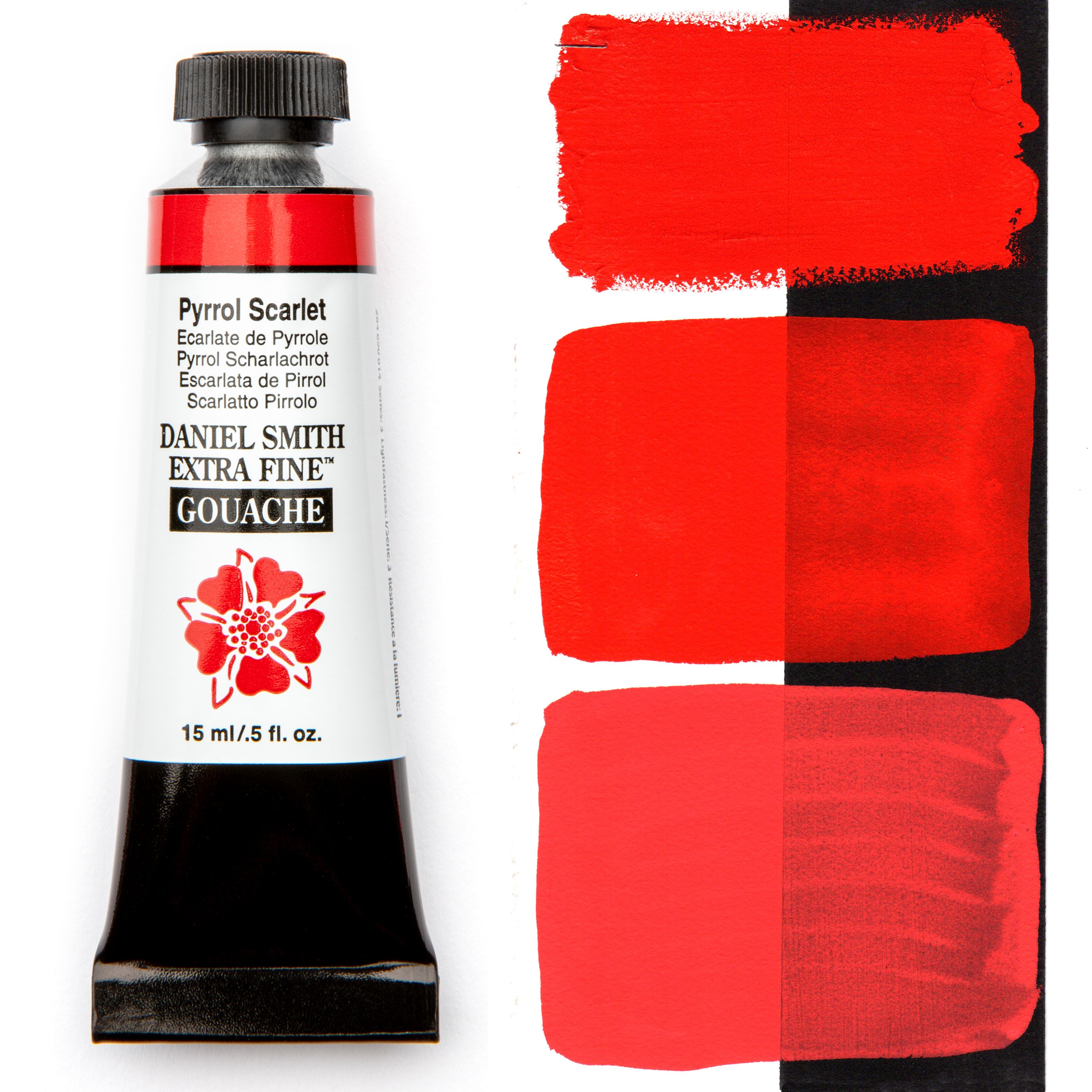 Daniel Smith extra fine gouache - s3 pyrrol scarlet