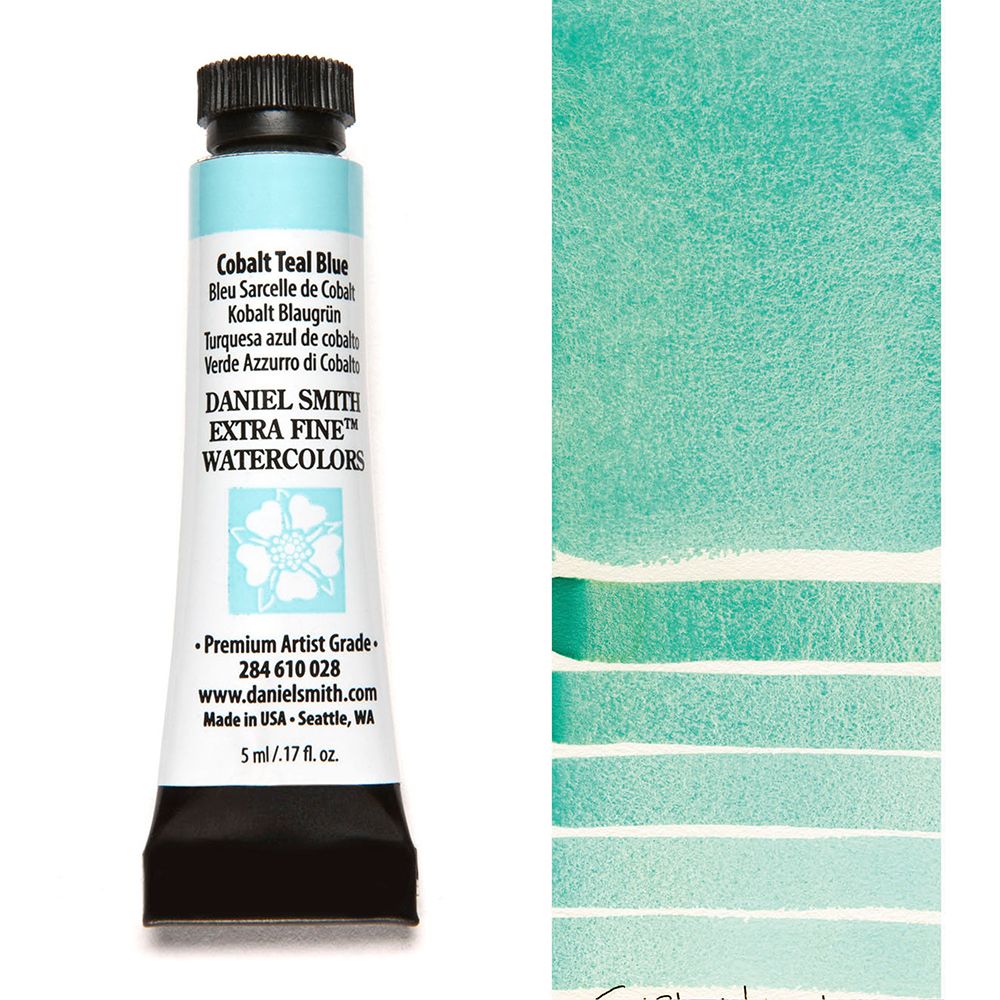 Daniel Smith extra fine watercolors - s2 028 Cobalt teal blue