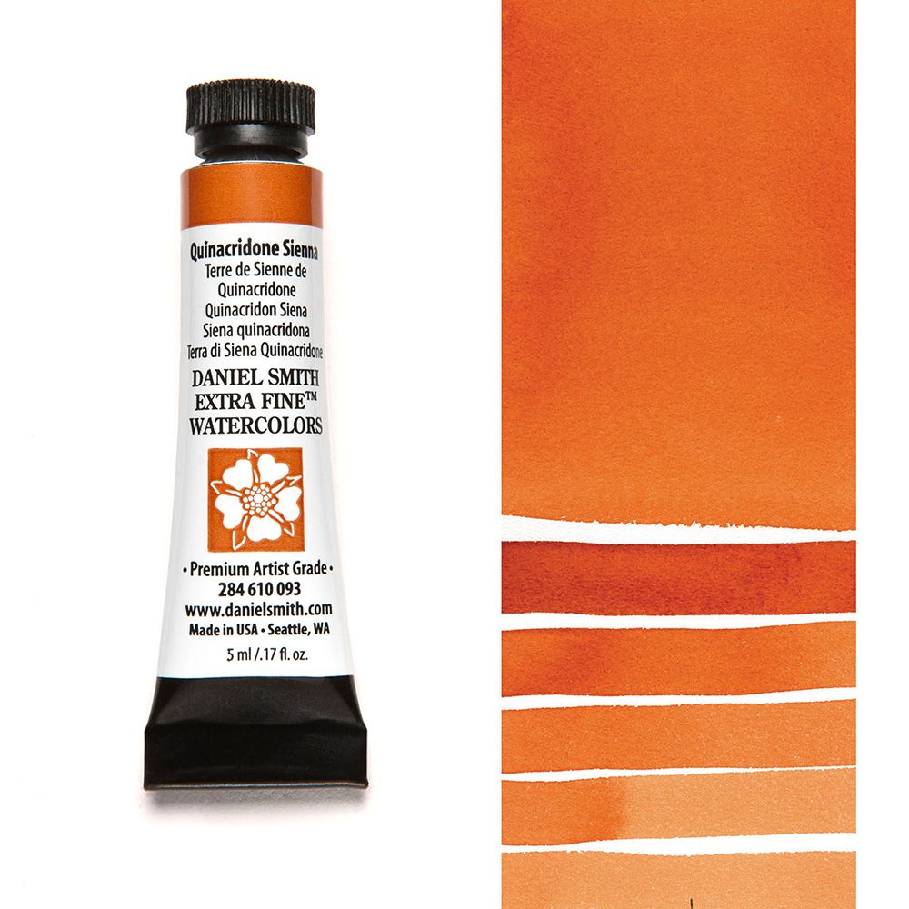 Daniel Smith extra fine watercolors - s2 093 quinacridone sienna