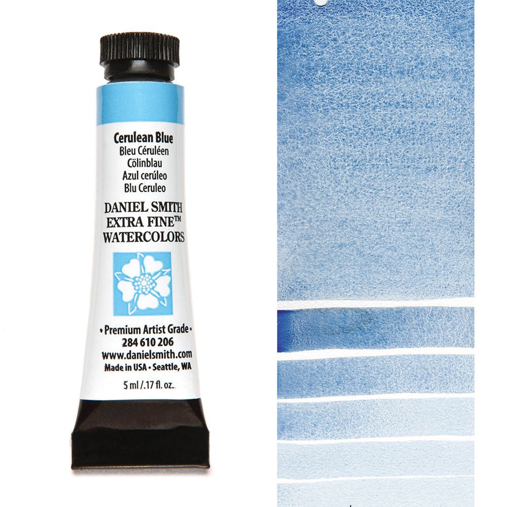 Daniel Smith extra fine watercolors - s3 206 cerulean blue