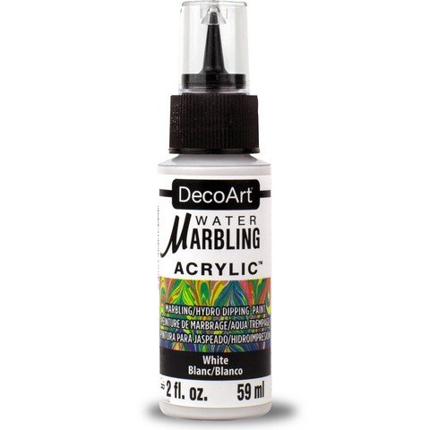 Decoart marbling 59ml - 02 wit