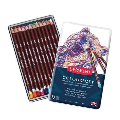 Derwent Coloursoft set 12