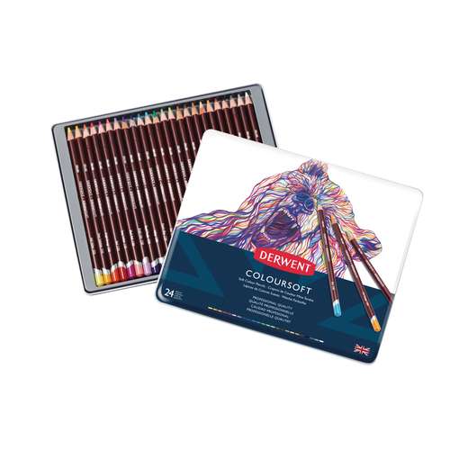 Derwent Coloursoft set 24