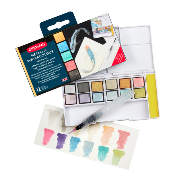 Derwent Paint pan - set metallic