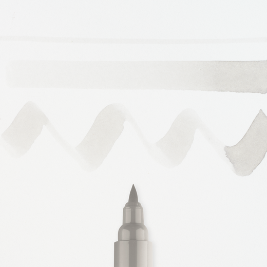 Ecoline brushpen - 728 warmgrijs licht