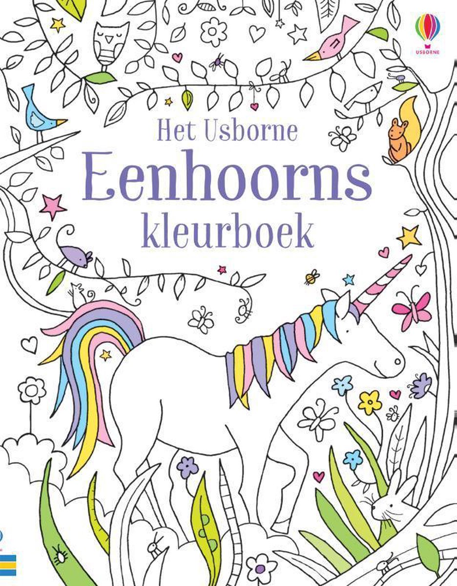 Eenhoorns kleurboek, usborne