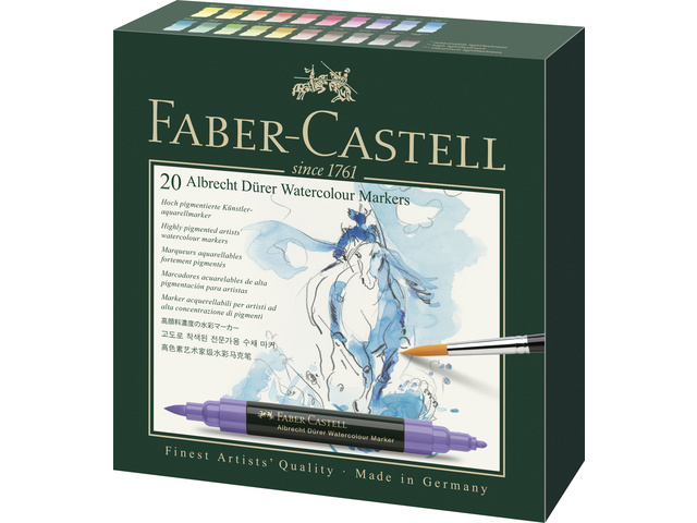 Faber-Castell Albrecht Dürer brushpen - set 20